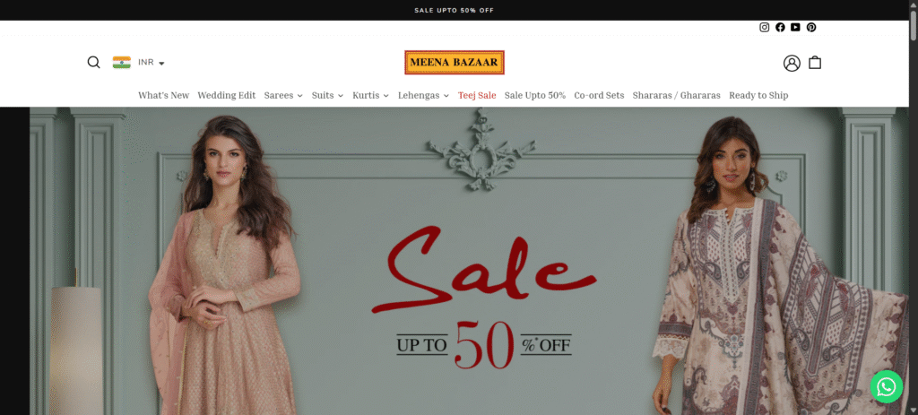 10 Need to Know Indian Ethnic Wear Brands for Women 2 Meena Bazaar