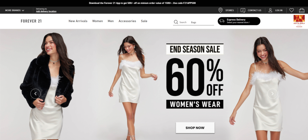 10 Fashion Brands in India 7 Forever 21