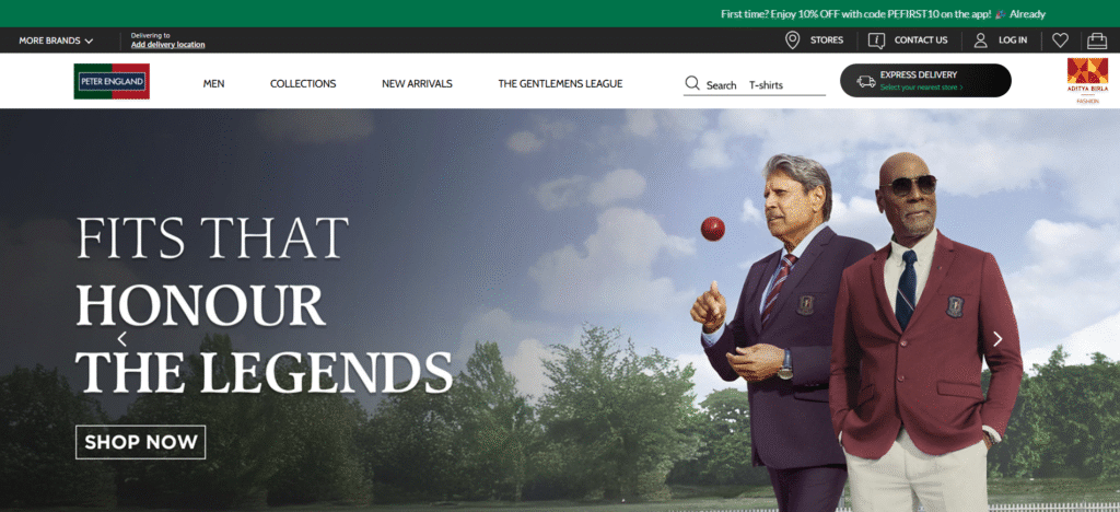9 Fashion Brands Just for Men in India 5 Peter England
