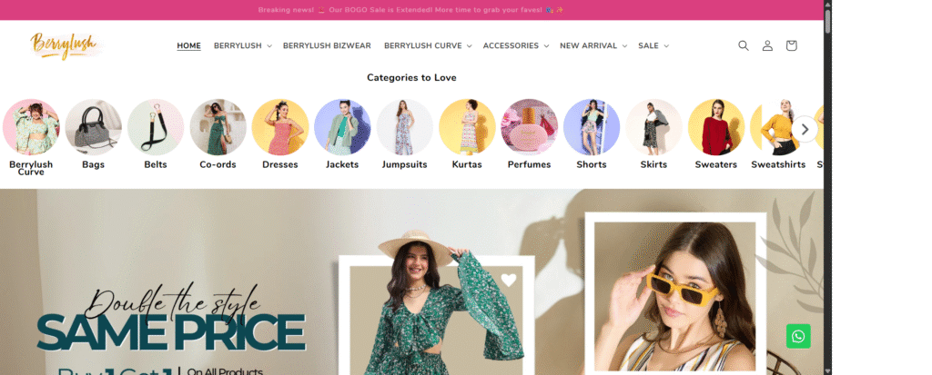 11 Fashion Brands Just for Women in India 12 berrylush
