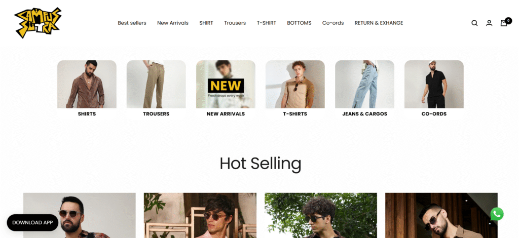 10 Affordable Men’s Clothing Brands in India 6 Campus Sutra Brand