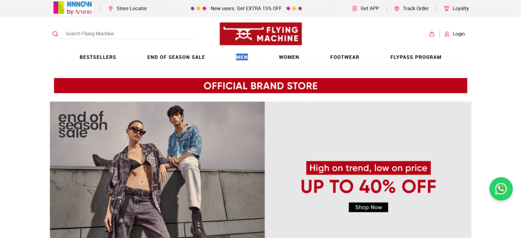 10 Affordable Men’s Clothing Brands in India 7 Flying Machine Brand