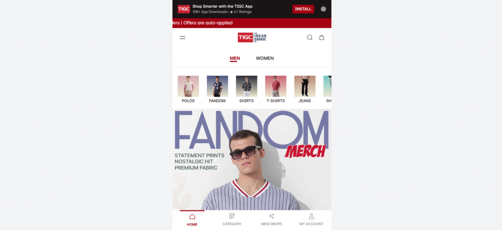 10 Affordable Men’s Clothing Brands in India 10 The Indian Garage Co. Brand
