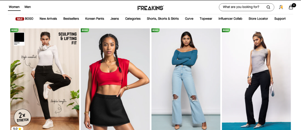 Freakins listing from theglamdb